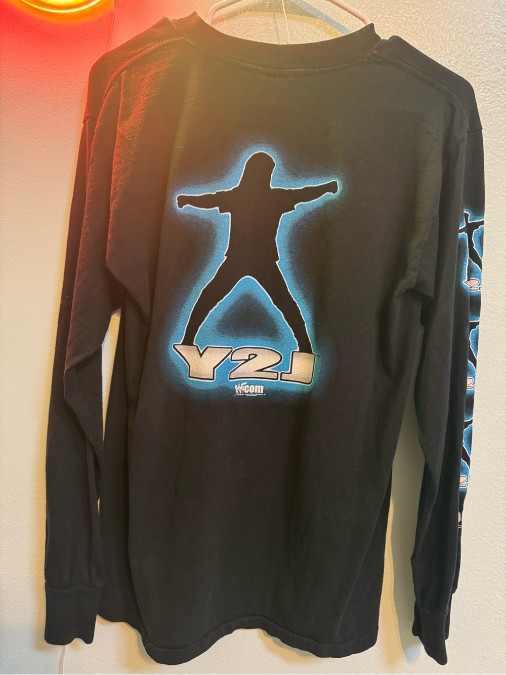 Vintage Y2J Black Long Sleeve Graphic Tee